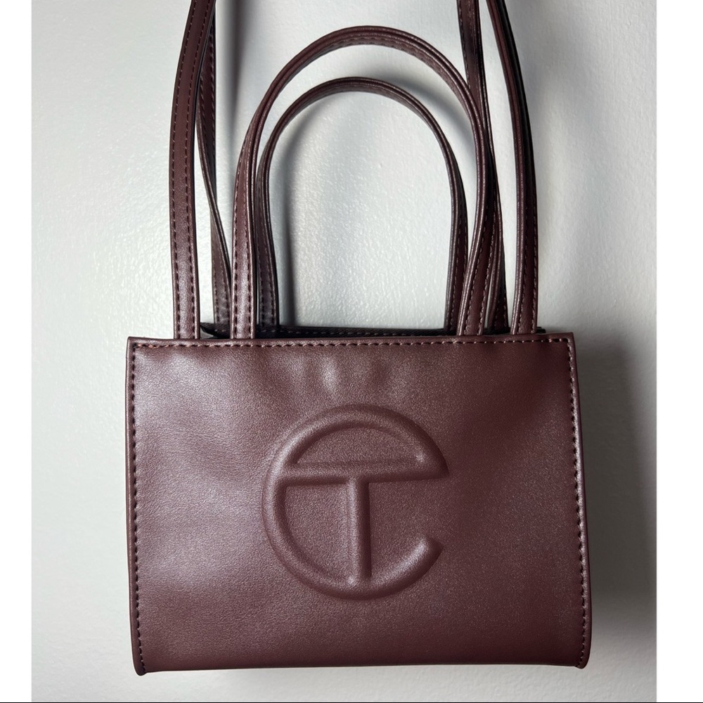 AUTHENTIC - TELFAR - SMALL - CHOCOLATE - WITH DUST BAG